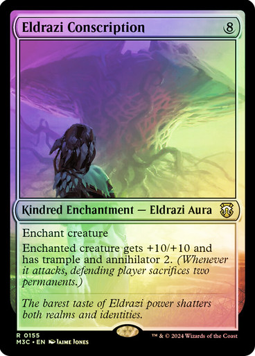 Eldrazi Conscription (Ripple Foil) Modern Horizons 3 Commander - Alternate Foil (Foil)