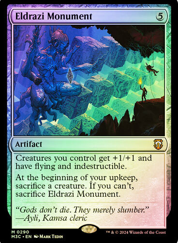EldraziMonument__95547 Eldrazi Monument (Ripple Foil) Modern Horizons 3 Commander - Alternate Foil (Foil)