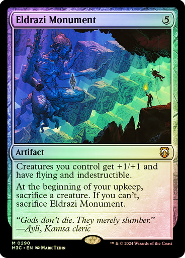 Eldrazi Monument (Ripple Foil) Modern Horizons 3 Commander - Alternate Foil (Foil)
