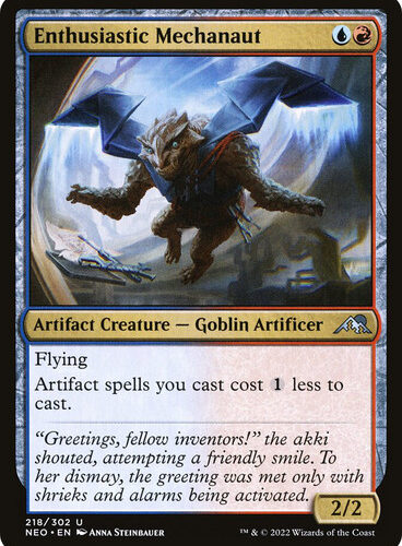 EnthusiasticMechanaut__42534 Enthusiastic Mechanaut Kamigawa: Neon Dynasty