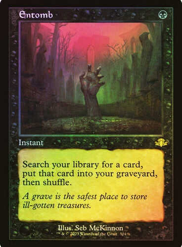 Entomb304__58513 Entomb (Retro Frame) Dominaria Remastered - Retro Frame (Foil)