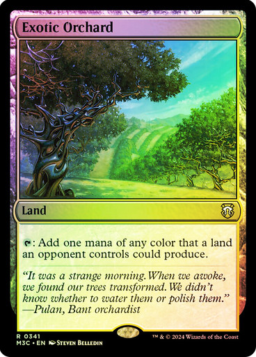 ExoticOrchard__38971 Exotic Orchard (Ripple Foil) Modern Horizons 3 Commander - Alternate Foil (Foil)