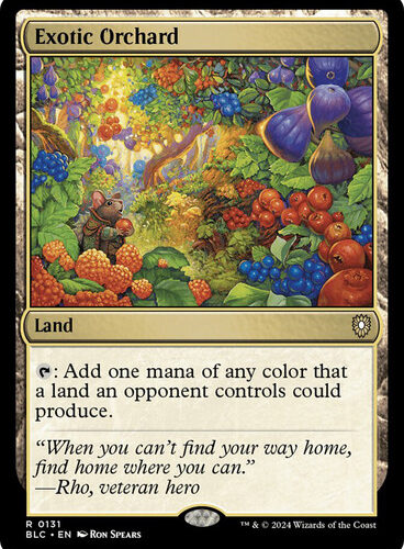 Exotic Orchard Bloomburrow Commander