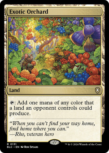 Exotic Orchard Bloomburrow Commander