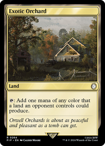 Exotic Orchard Fallout Commander