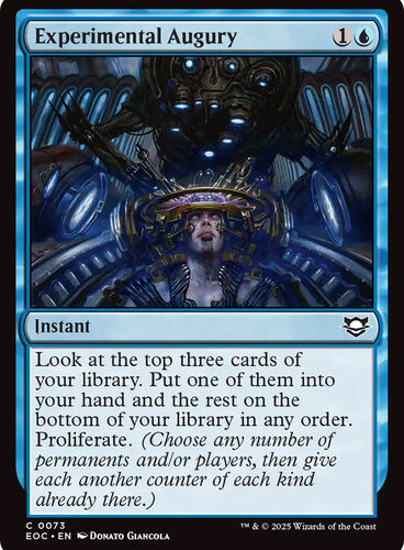 Experimental Augury Edge of Eternities Commander
