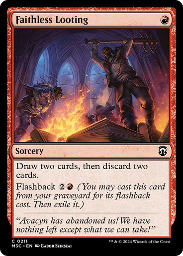 FaithlessLooting__50359 Faithless Looting Modern Horizons 3 Commander