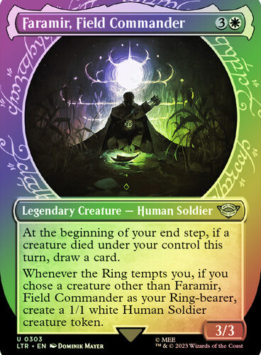 FaramirFieldCommander303__51353 Faramir, Field Commander (#303) (Showcase) The Lord of the Rings - Variants (Foil)