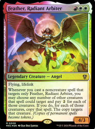 Feather, Radiant Arbiter Murders at Karlov Manor Commander (Foil)