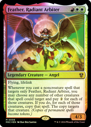 Feather, Radiant Arbiter Murders at Karlov Manor Commander (Foil)
