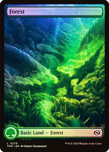Forest276__94820 Forest (#276) (Full Art) Tarkir: Dragonstorm (Foil)