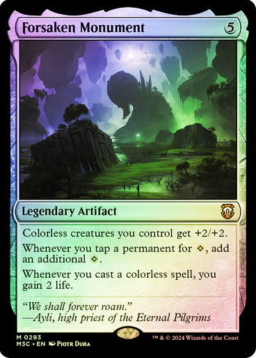 Forsaken Monument (Ripple Foil) Modern Horizons 3 Commander - Alternate Foil (Foil)