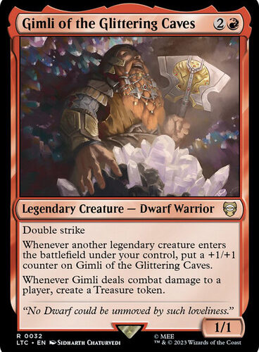 Gimli of the Glittering Caves The Lord of the Rings Commander