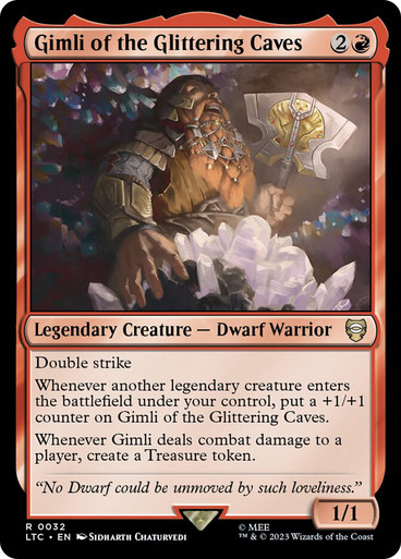 Gimli of the Glittering Caves The Lord of the Rings Commander