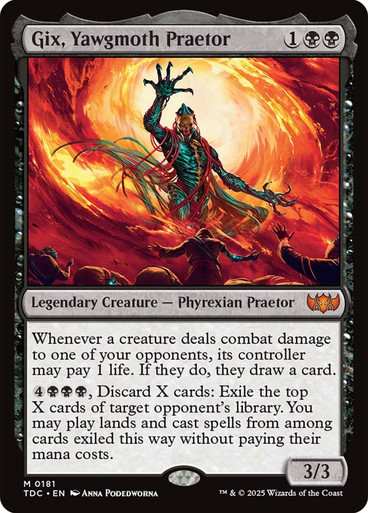 Gix, Yawgmoth Praetor Tarkir: Dragonstorm Commander