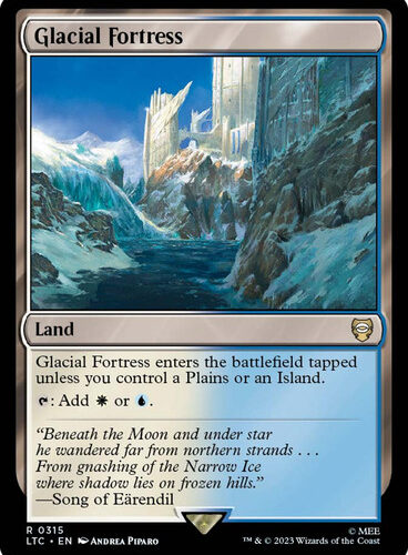 Glacial Fortress The Lord of the Rings Commander