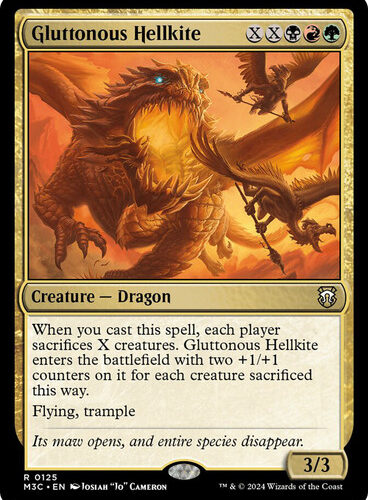 Gluttonous Hellkite Modern Horizons 3 Commander