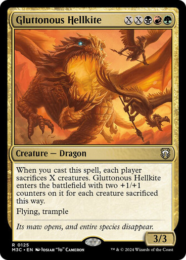 Gluttonous Hellkite Modern Horizons 3 Commander