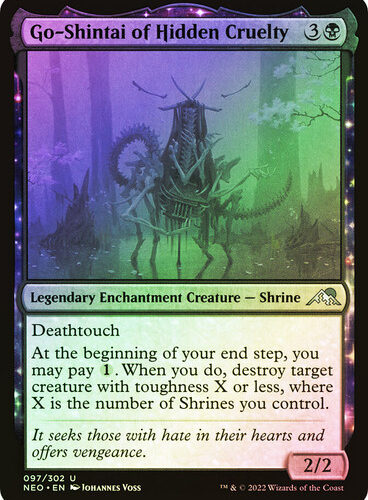Go-Shintai of Hidden Cruelty Kamigawa: Neon Dynasty (Foil)
