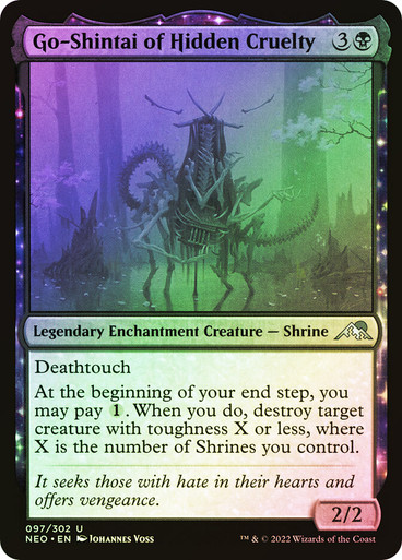 Go-Shintai of Hidden Cruelty Kamigawa: Neon Dynasty (Foil)