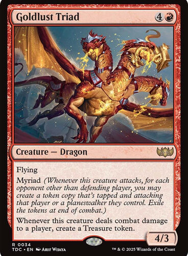Goldlust Triad Tarkir: Dragonstorm Commander