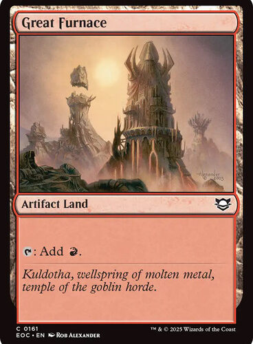 Great Furnace Edge of Eternities Commander