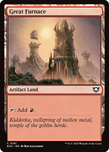 Great Furnace Edge of Eternities Commander