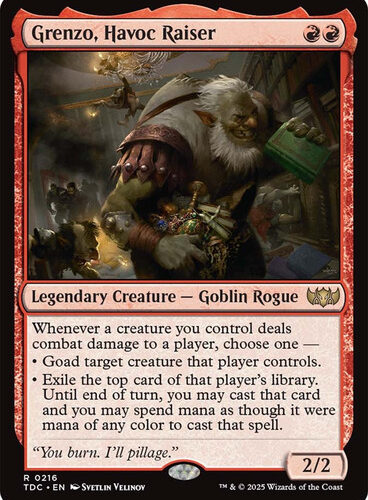 Grenzo, Havoc Raiser Tarkir: Dragonstorm Commander