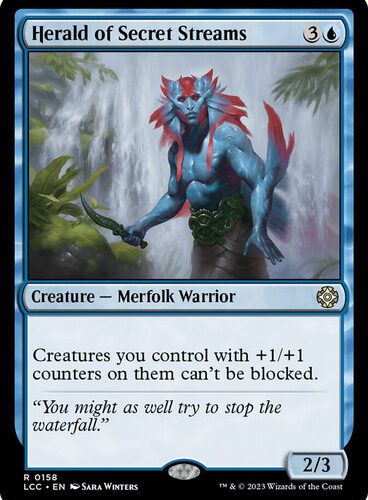 Herald of Secret Streams The Lost Caverns of Ixalan Commander
