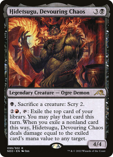 Hidetsugu, Devouring Chaos Kamigawa: Neon Dynasty