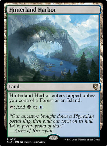 Hinterland Harbor Bloomburrow Commander