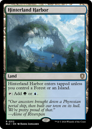 Hinterland Harbor Bloomburrow Commander