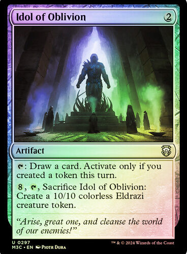 Idol of Oblivion (Ripple Foil) Modern Horizons 3 Commander - Alternate Foil (Foil)