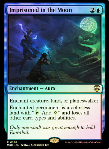 Imprisoned in the Moon (Ripple Foil) Modern Horizons 3 Commander - Alternate Foil (Foil)