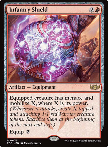 Infantry Shield Tarkir: Dragonstorm Commander