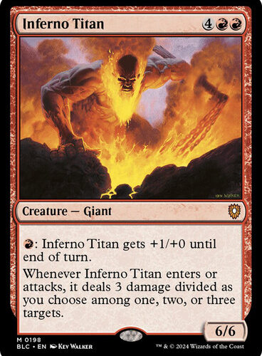 Inferno Titan Bloomburrow Commander