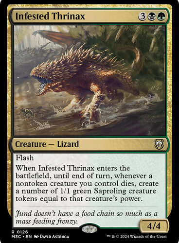 Infested Thrinax Modern Horizons 3 Commander