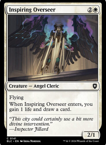 Inspiring Overseer Bloomburrow Commander