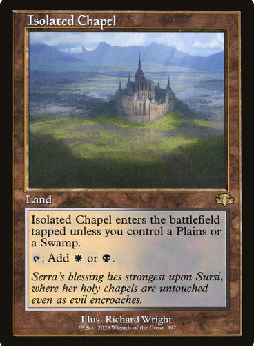 Isolated Chapel (Retro Frame) Dominaria Remastered - Retro Frame
