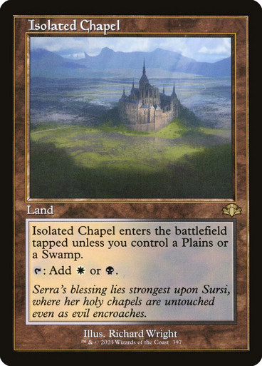 Isolated Chapel (Retro Frame) Dominaria Remastered - Retro Frame
