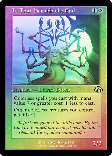 ItThatHeraldsTheEnd385__65890 It That Heralds the End (Retro Frame) Modern Horizons 3 - Retro Frame (Foil)