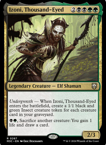 Izoni, Thousand-Eyed Modern Horizons 3 Commander