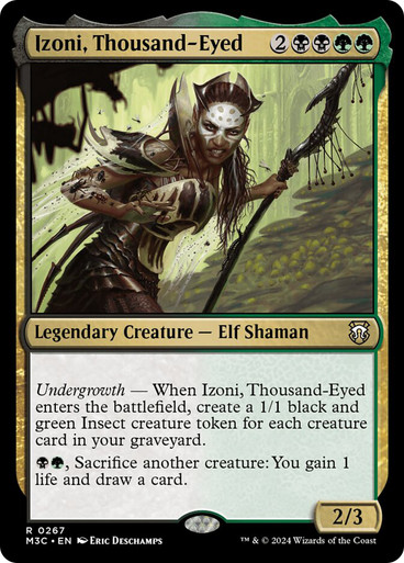 IzoniThousandEyed__04794 Izoni, Thousand-Eyed Modern Horizons 3 Commander