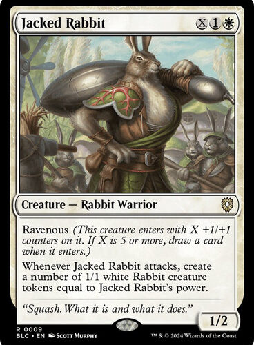 Jacked Rabbit Bloomburrow Commander