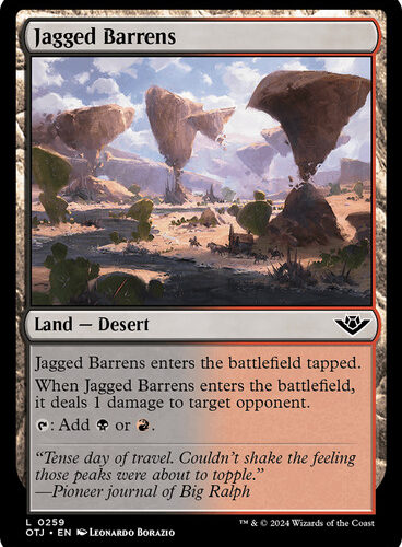 Jagged Barrens Outlaws of Thunder Junction