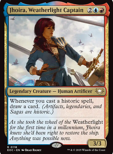 JhoiraWeatherlightCaptain__28264 Jhoira, Weatherlight Captain Edge of Eternities Commander