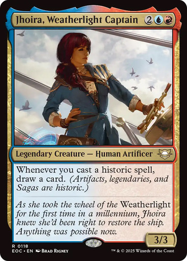 Jhoira, Weatherlight Captain Edge of Eternities Commander