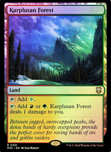 KarplusanForest__33204 Karplusan Forest (Ripple Foil) Modern Horizons 3 Commander - Alternate Foil (Foil)