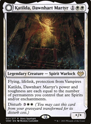 Katilda, Dawnhart Martyr // Katilda's Rising Dawn Innistrad: Crimson Vow