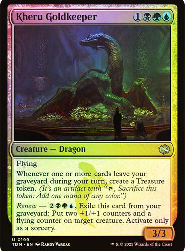 KheruGoldkeeper__16024 Kheru Goldkeeper Tarkir: Dragonstorm (Foil)